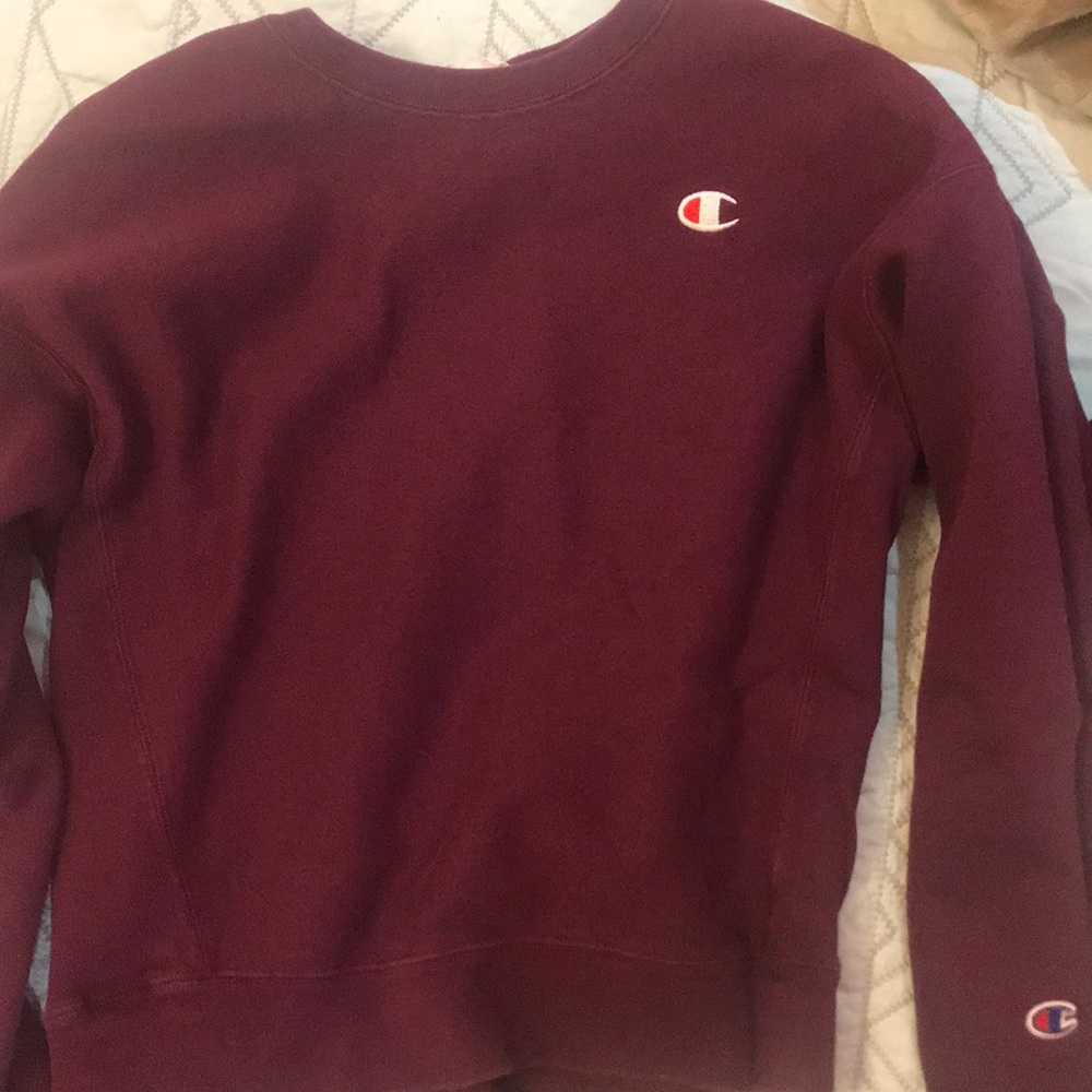 Champion maroon Crewneck